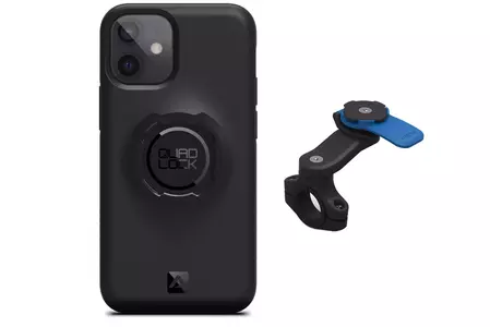 Puzdro na telefón Quad Lock s rukoväťou na riadidlá iPhone 12 Mini-1