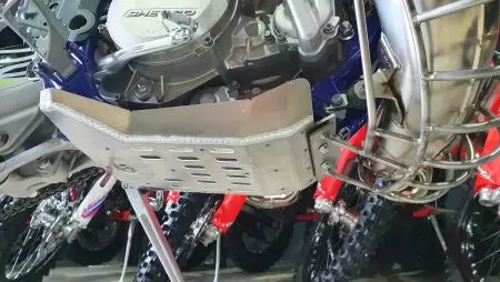 Aluminium motorskydd silver Mitigator Sherco 18-23-13