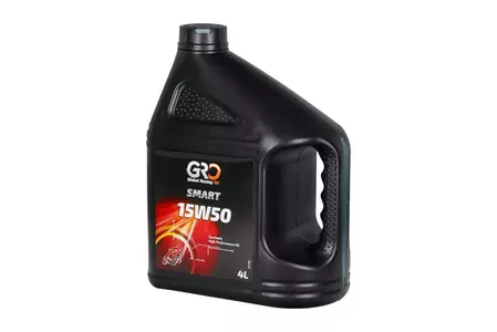 GRO Smart 4T 15W50 полусинтетично моторно масло 4л - 9021876