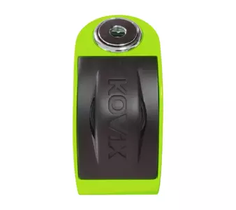 Bremsscheibenschloss mit Alarm Kovix KT6 fluo grün-3