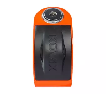 Blokada tarczy hamulcowej z alarmem Kovix KT6 fluo pomarańczowy-3