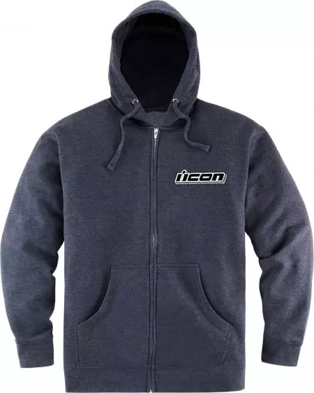 ICON Redoodle Hoodie mikina s kapucí na zip navy blue XL