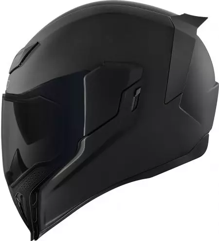 ICON Airflite Rubatone Dark motociklistička kaciga koja pokriva cijelo lice, crna 2XL-2