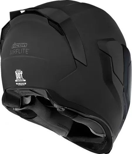 ICON Airflite Dark casco integrale da moto XL nero-3
