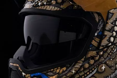 ICON Airflite Daytripper motociklistička kaciga za cijelo lice zlatna M-6