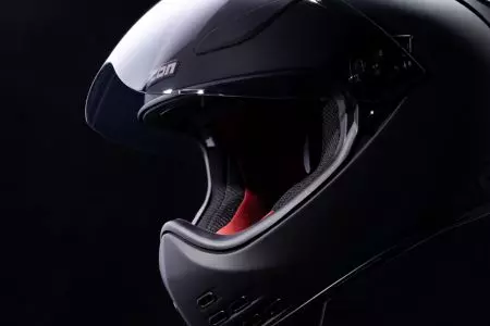 ICON Domain Cornelius cască de motocicletă integrală negru L-3