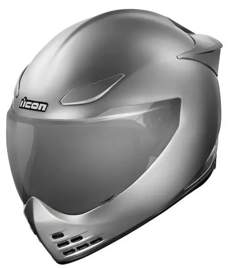 ICON Domain Cornelius sølvfarvet integreret motorcykelhjelm L-1