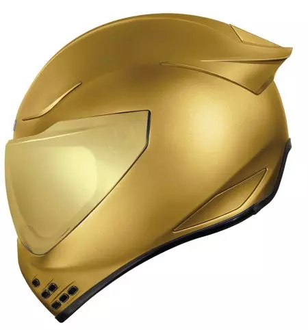 Capacete integral de motociclista ICON Domain Cornelius dourado M-3