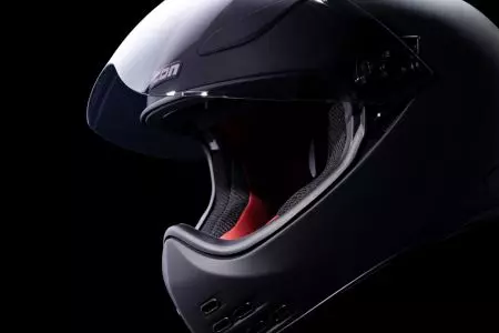ICON Domain Rubatone motociklistička kaciga za cijelo lice, crna, XS-3