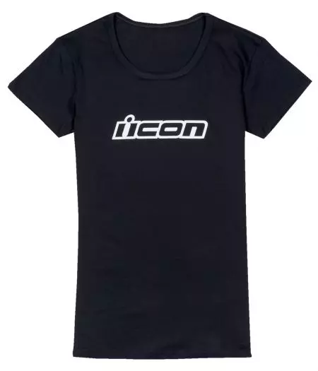 ICON Дамска тениска Clasicon черна L-1