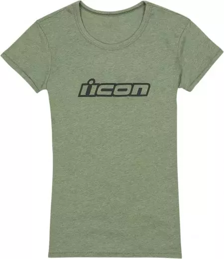 ICON Sieviešu Clasicon T-krekls zaļš XL-1