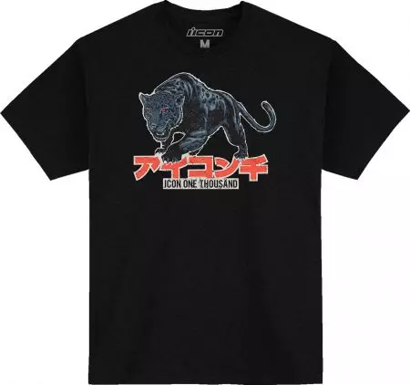 ICON High Speed Cat majica črna L