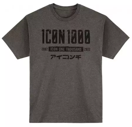 ICON Slabtown Memento šedé tričko 3XL-1