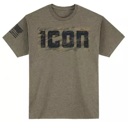 T-shirt verde ICON Tiger's Blood S