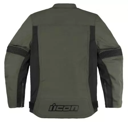 ICON Slabtown zelena tekstilna motoristična jakna XL-2