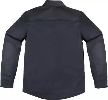 ICON Upstate Canvas National giacca da moto in tessuto nero M-2