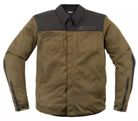 ICON Upstate Mesh barna textil motoros dzseki M-1