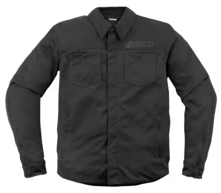 ICON Upstate textilná bunda na motorku čierna XL