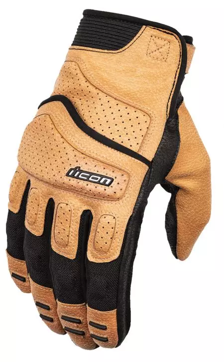ICON Superduty3 guantes de moto marrón 2XL