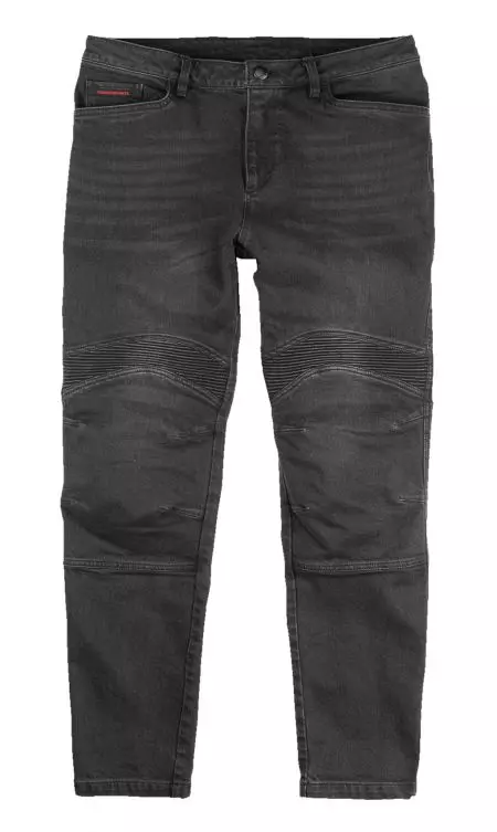 Spodnie motocyklowe jeansy ICON Slabtown czarne 32-1
