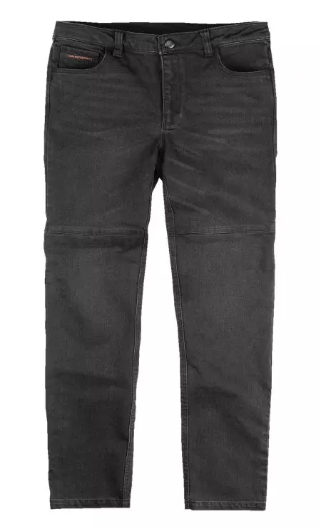 Spodnie motocyklowe jeansy ICON Uparmor Covec czarne 34-1