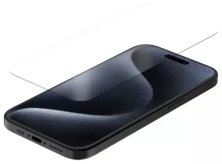 Quad Lock karastatud klaas iPhone 15 / 15 Pro jaoks - ANX-GSP-IP15S