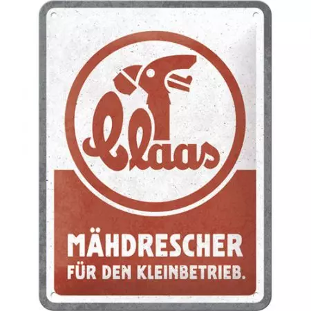 Plakat blaszany 15x20cm Claas Mahdrescher Claas Mahdrescher-1