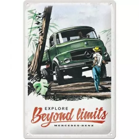 Poster de tablă 20x30cm Mercedes Daimler Truck Beyond Limits-1