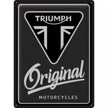 Tinnen poster 30x40cm Triumph Original Motorcycles-1