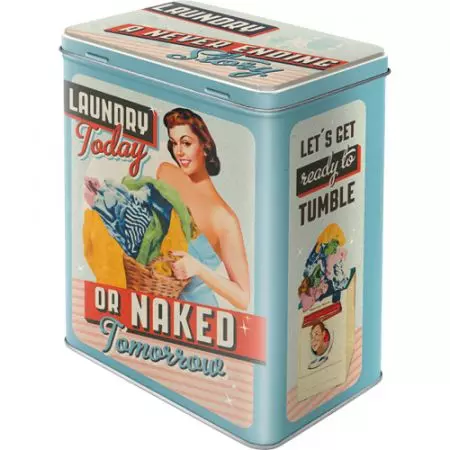 Tin Can L Laundry Today or Naked Today or Tomorrow-1