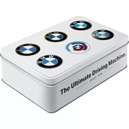 BMW Logo Evolution επίπεδη κονσέρβα τσίγκου-1