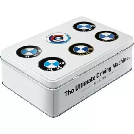 BMW logotipas Evolution plokščia skardinė-2