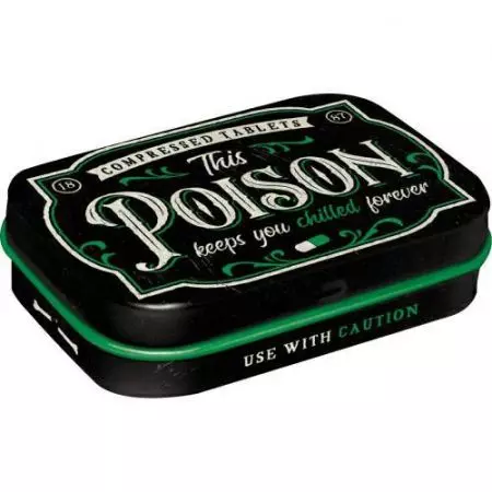 Кутия ментови бонбони Mintbox Poison-1