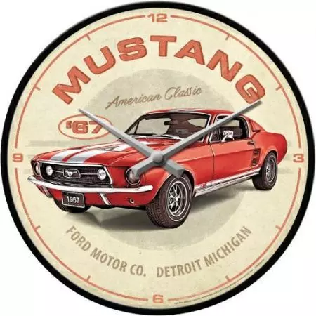 Ford Mustang GT 1967 väggklocka-1