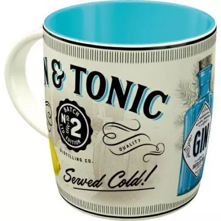 Kubek ceramiczny Gin & Tonic Served Cold-1