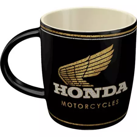 Honda MC Motorcycles Zlatý keramický hrnek-4