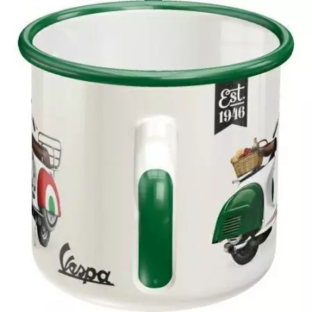 Vespa Italian Legend Emaillebecher-3