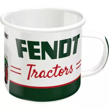 Smaltovaný hrnček Fendt Tractors-2