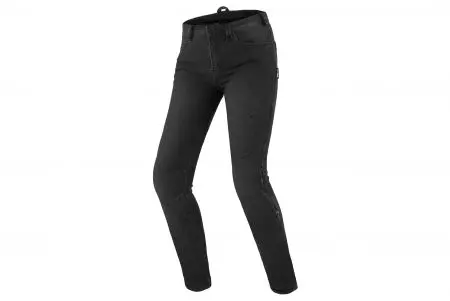Spodnie motocyklowe jeansy damskie Shima Metro Lady czarne 24/32-1