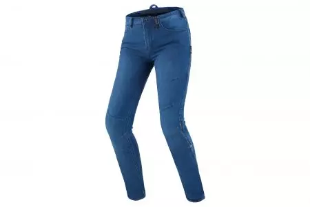 Spodnie motocyklowe jeansy damskie Shima Metro Lady niebieskie 24/32-1