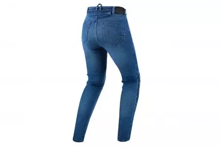 Spodnie motocyklowe jeansy damskie Shima Metro Lady niebieskie 24/32-2