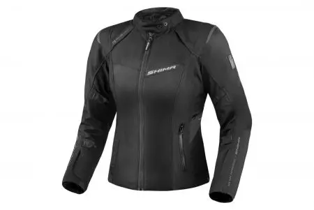 Ženska tekstilna motoristička jakna Shima Rush 2.0 Jacket Lady, crna, XS-1