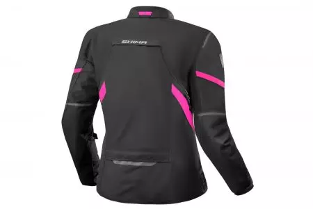 Shima Rush 2.0 Női textil motorkerékpár kabát Lady rózsaszín M-2
