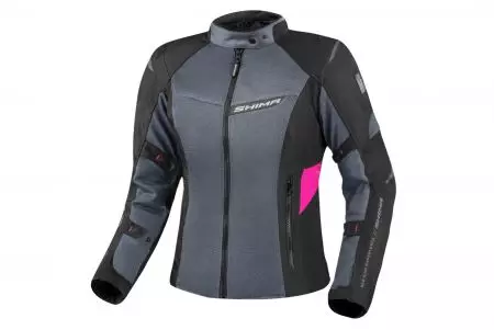 Shima Rush 2.0 Vent Jacket Lady pink XS moteriška tekstilinė motociklininko striukė - 5904012620827