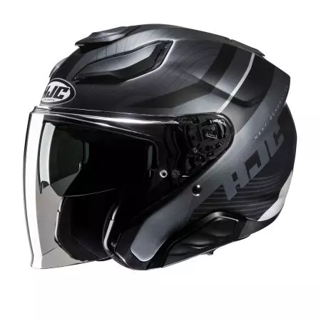 HJC F31 NABY SILVER/BLACK S motorcykelhjälm med öppet ansikte-1