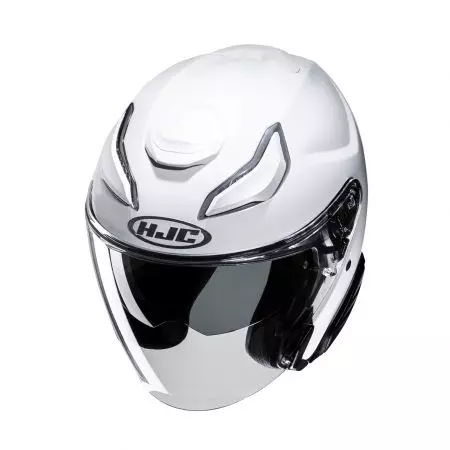 HJC F31 SOLID PEARL WHITE XS casque moto ouvert-4