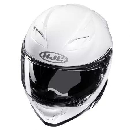 HJC F71 SOLID PEARL WHITE L casque moto intégral-2