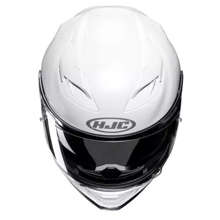 HJC F71 SOLID PEARL WHITE XL casque moto intégral-4