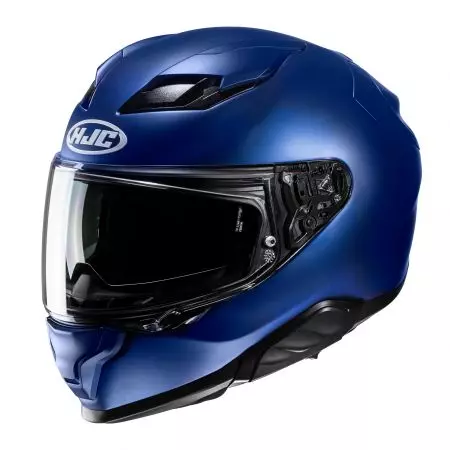 HJC F71 SOLID SEMI FLAT METALLIC BLUE integral motorcykelhjälm M-1