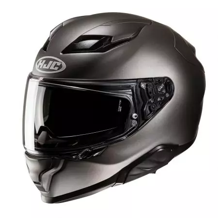 HJC F71 SOLID SEMI FLAT TITANIUM M motociklistička kaciga koja pokriva cijelo lice-1